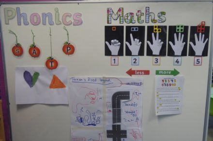 YR Phonics. White poster.