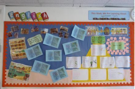 Y3 Writing. Orange poster.