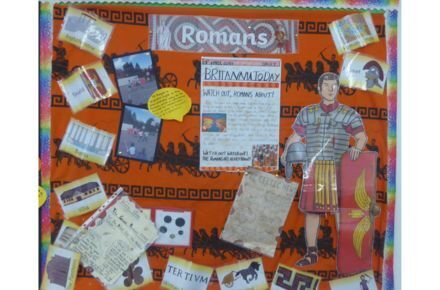 Y4 History. Poster about Romans.
