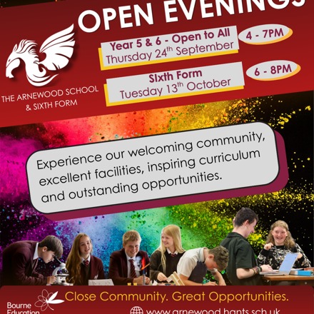 Open evening - 24th September 2026