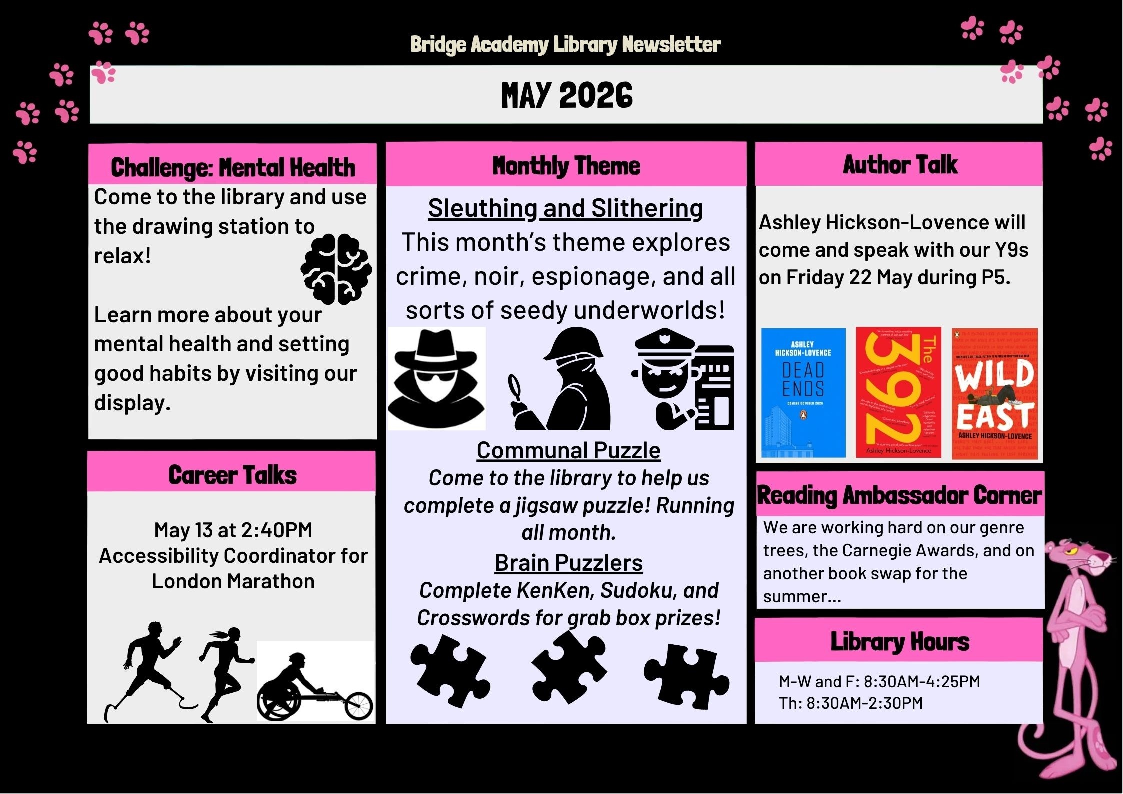 Bridge Academy Library Newsletter May JPG