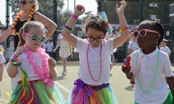Gretton Primary Academy hosts fundraising Colour Run Image