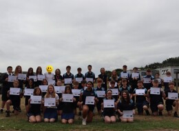 Y8 Group Photo KS4 awards FACE