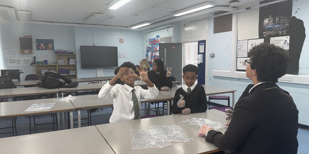 Young Enterprise Club Gets Creative with Tie-Dye Designs