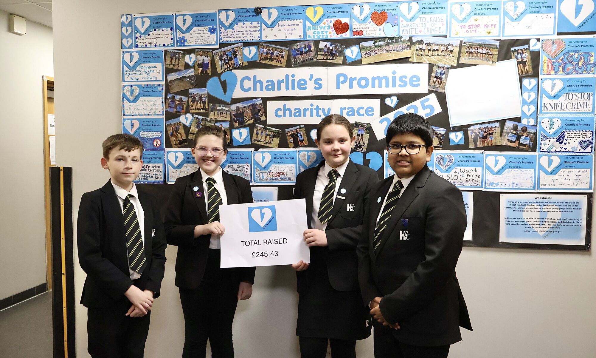 Charlie's Promise Year 7 fundraising January 2026