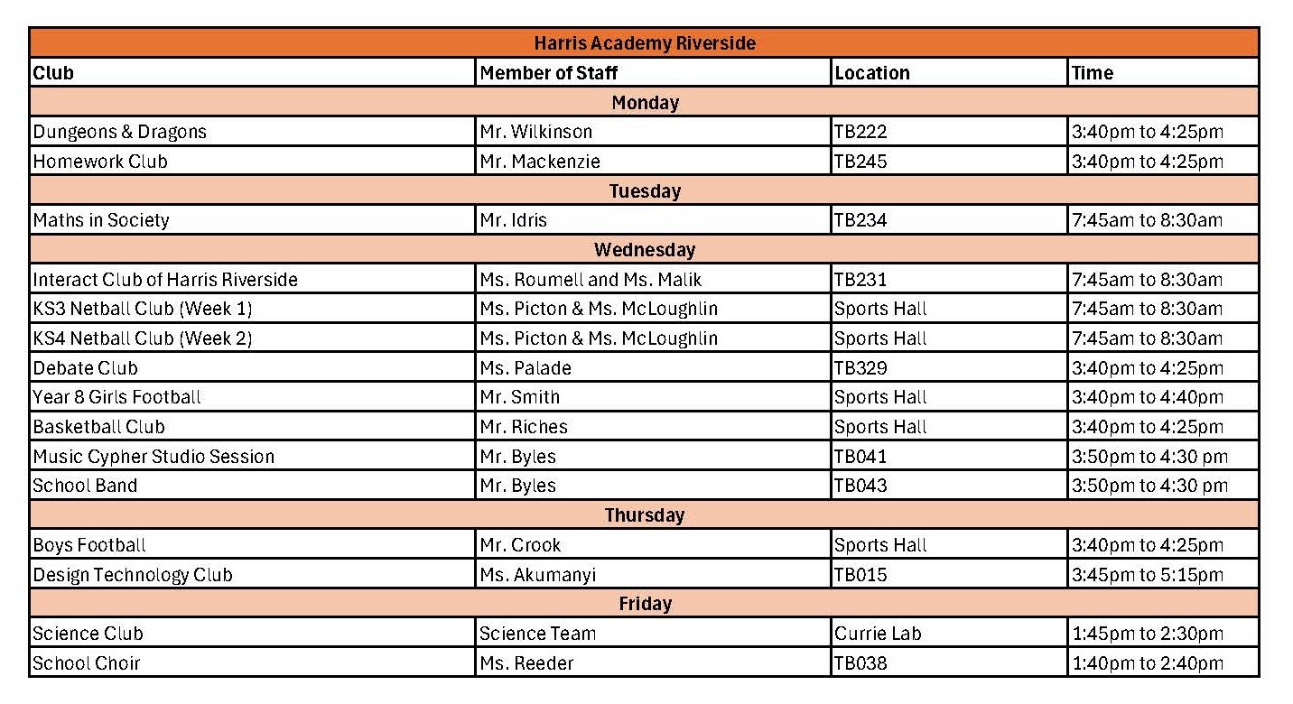 HARI Clubs Term 2 2026