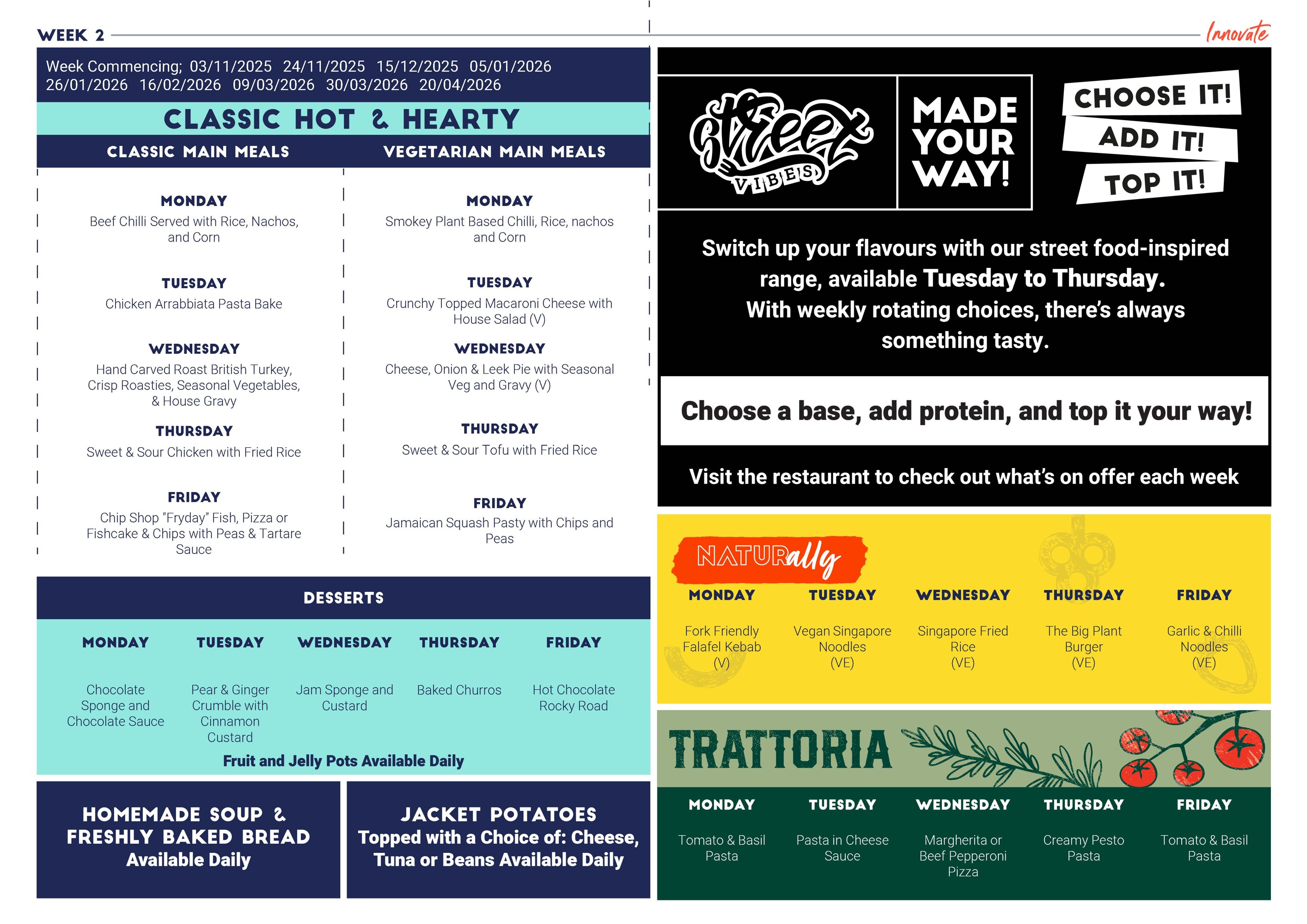 Wk 2 Harris Innovate No Pork Halal Non Halal Restaurant Menu Oct 25 Page 2