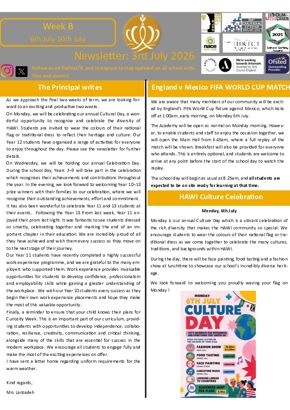 Newsletter: 03rd July 2026