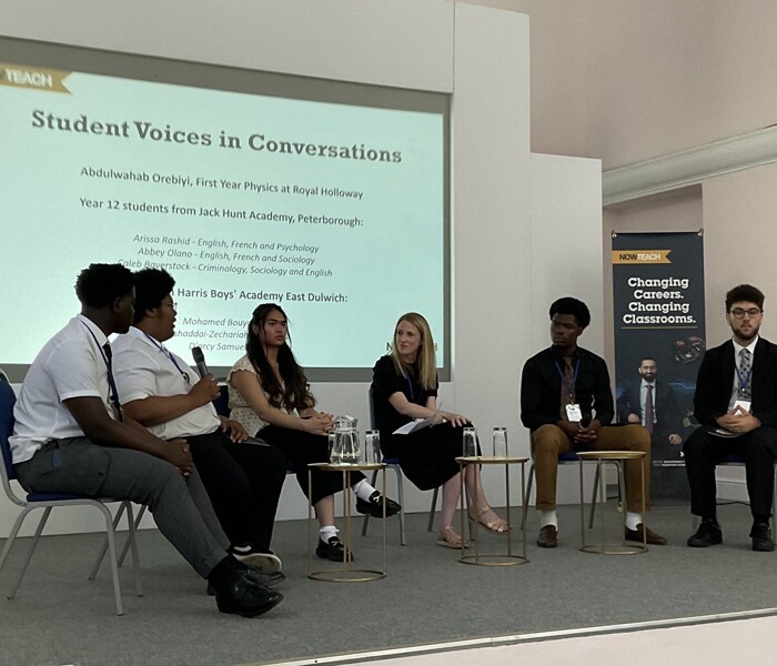 Students Join Panel at 'Now Teach' Annual Conference Image