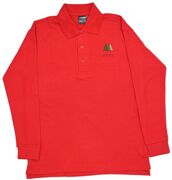 QPCS Red Polo Long Sleeve