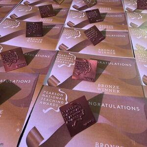 National Recognition from the Pearson Teaching Awa...