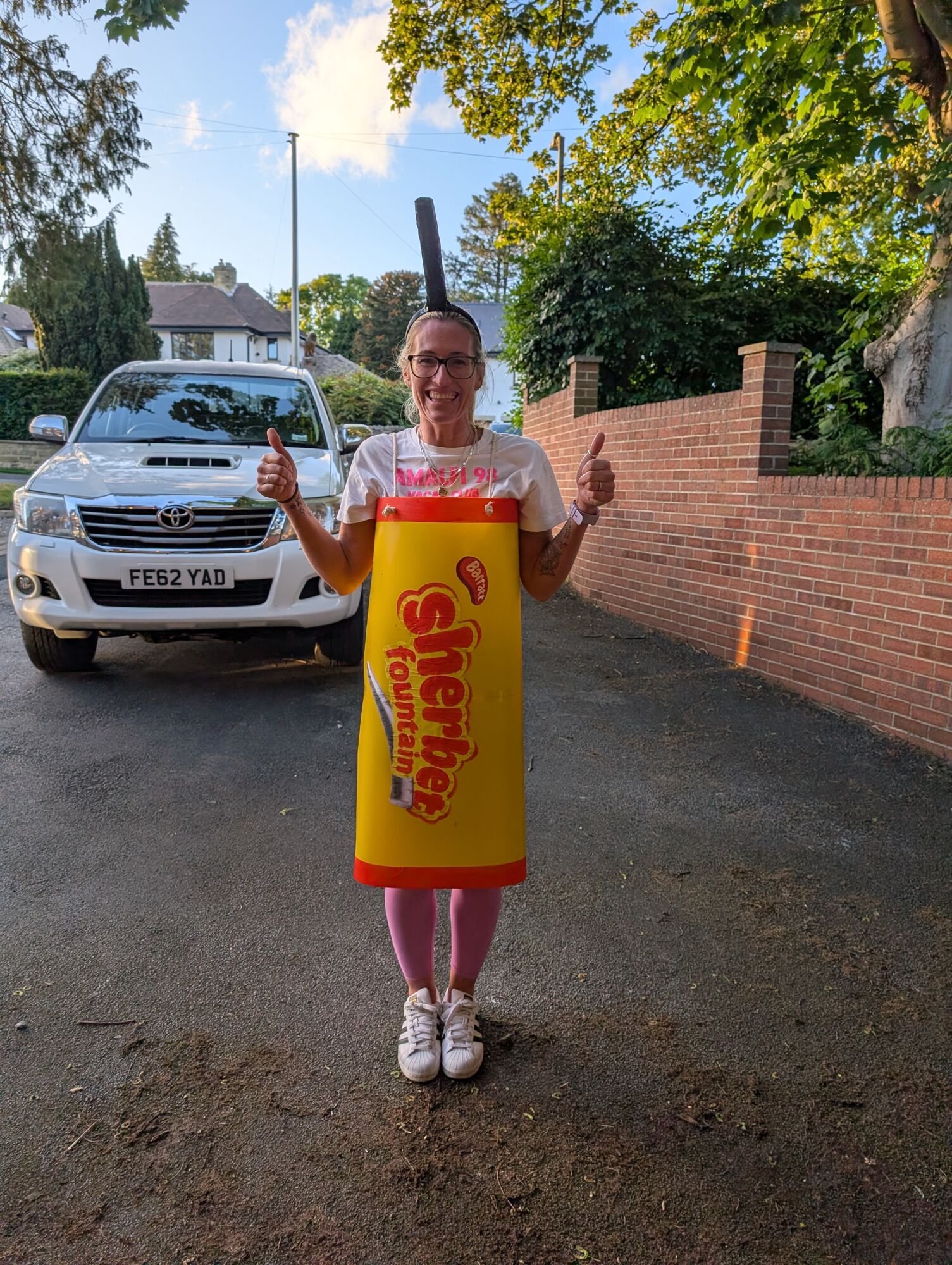 Sherbert fountain costume