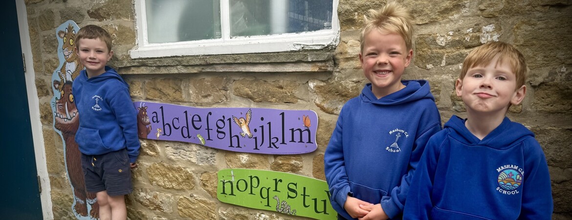 Masham Welcomes New Playground Learning Resources